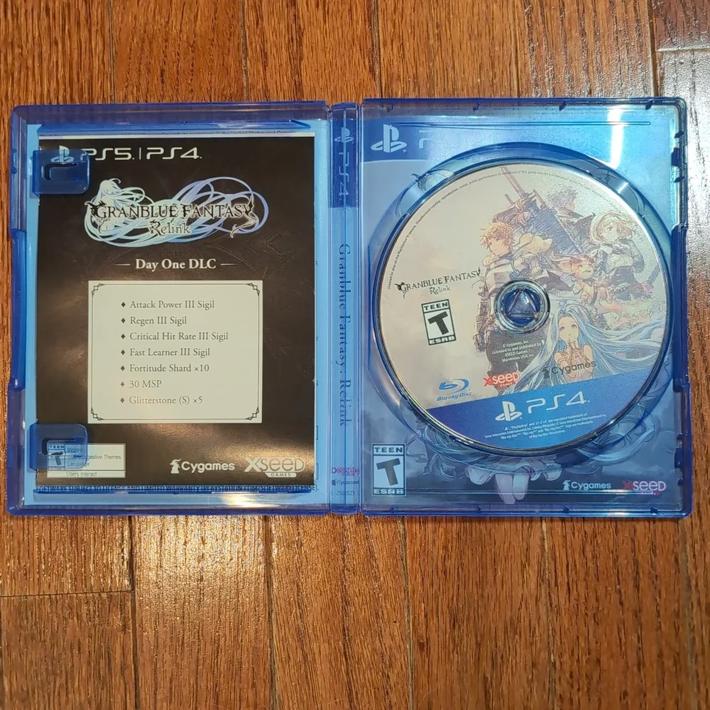 Granblue Fantasy Relink Sony Playstation 4 PS4 Video Game CIB